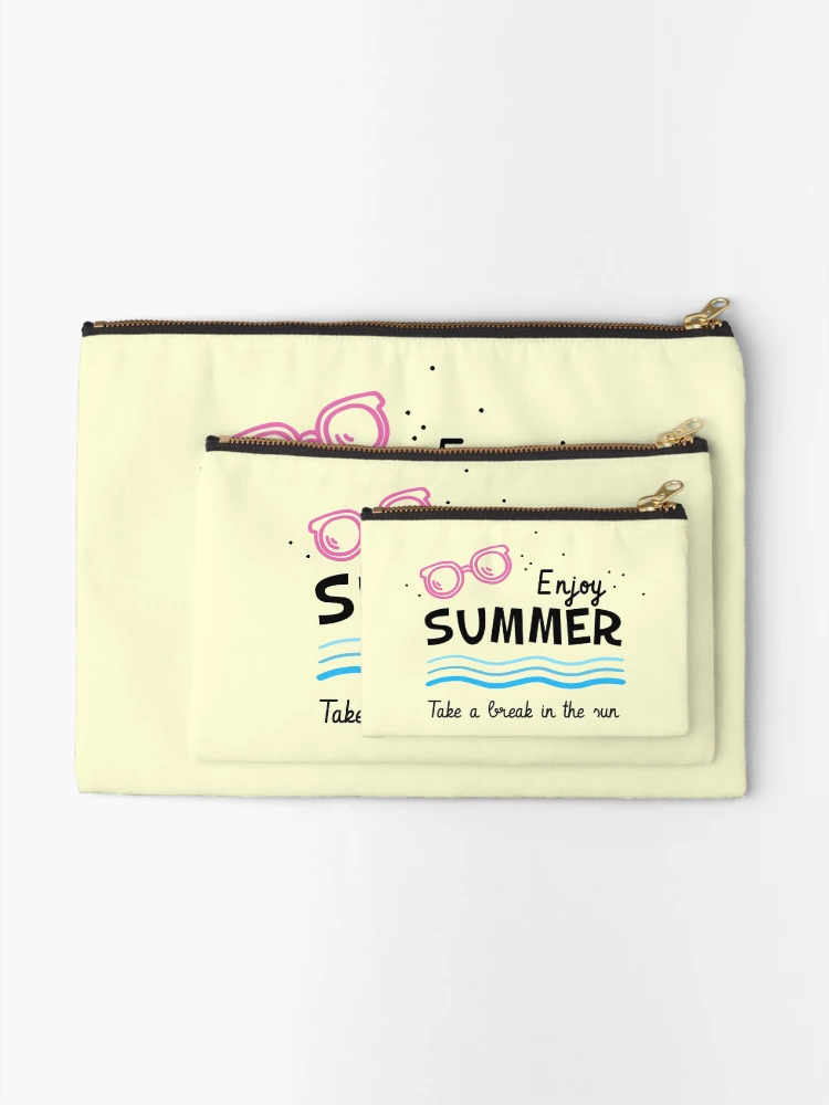 Thumbnail 2 of 4, Zipper Pouch, Enjoy summer designed and sold by ReydaDesign.