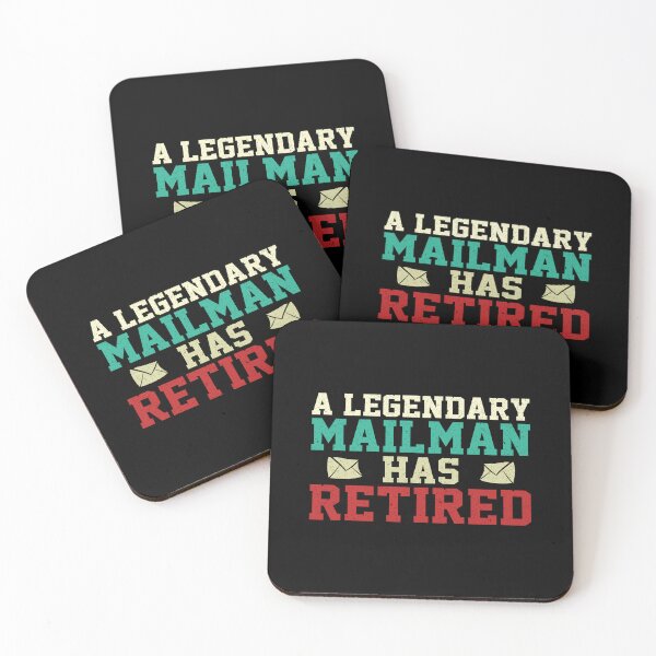 Item preview, A Legendary Mailman Had Retired: Funny Mailman Retirement Gift - Postal Worker Retirement designed and sold by Adexyl.
