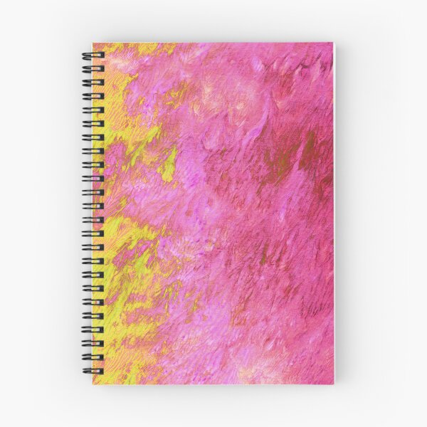 Item preview, Bold Abstract Painting with Yellow, Pink and Red designed and sold by Daydreamer Alley.