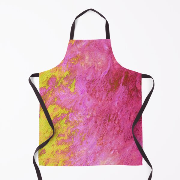 Item preview, Bold Abstract Painting with Yellow, Pink and Red designed and sold by Daydreamer Alley.
