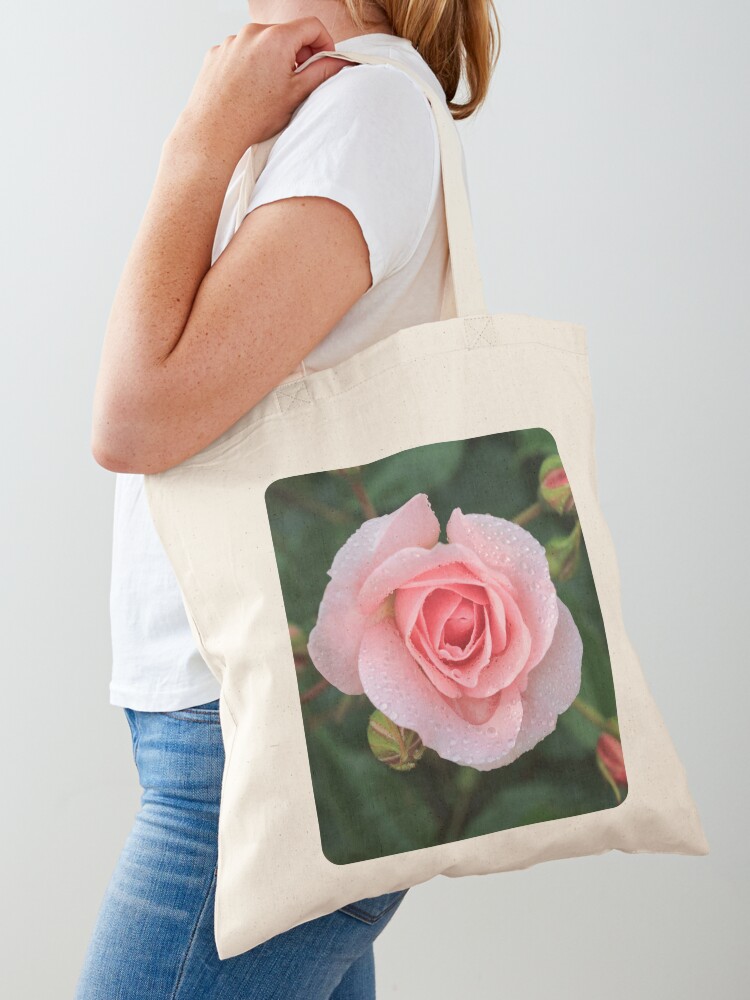 Pink Rose After The Rain Tote Bag for Sale by Kells-shop