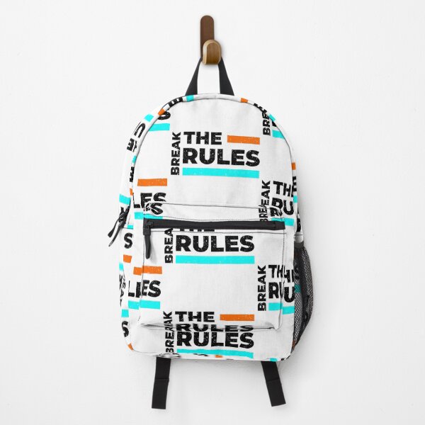 Item preview, Break The Rules  Always Think To Be Positive Aspire To Inspire Before The Expire Funny Saying Happy Life Apparel Essential Motivation Inspiration Joy Mood designed and sold by DesignByHeartUK.