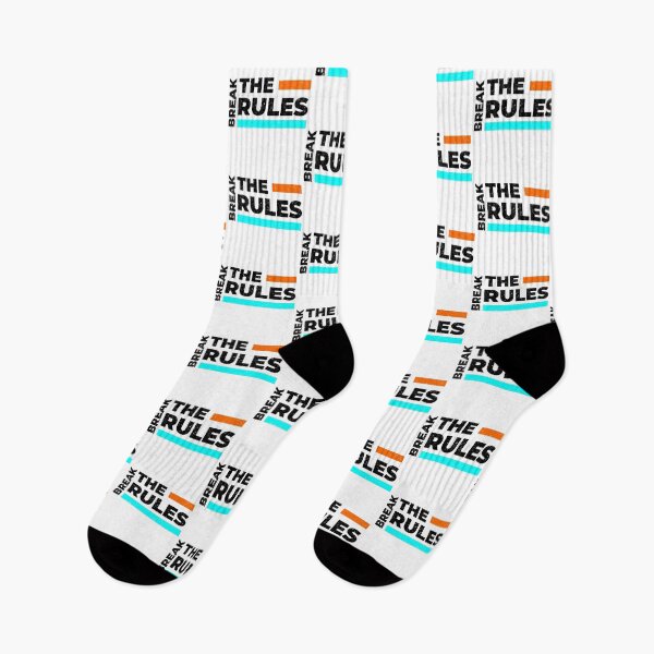 Item preview, Break The Rules  Always Think To Be Positive Aspire To Inspire Before The Expire Funny Saying Happy Life Apparel Essential Motivation Inspiration Joy Mood designed and sold by DesignByHeartUK.