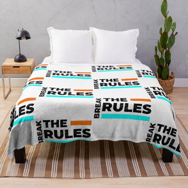 Item preview, Break The Rules Always Think To Be Positive Aspire To Inspire Before The Expire Funny Saying Happy Life Apparel Essential Motivation Inspiration Joy Mood designed and sold by DesignByHeartUK.