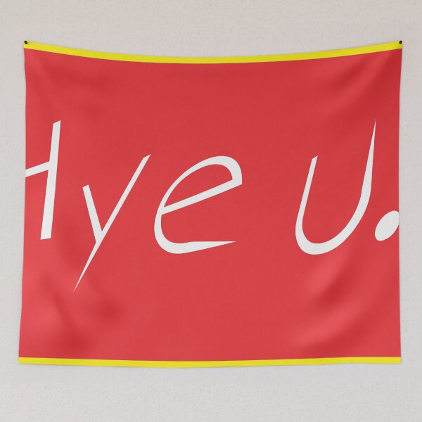 Item preview, hye u sticker designed and sold by GetNew.