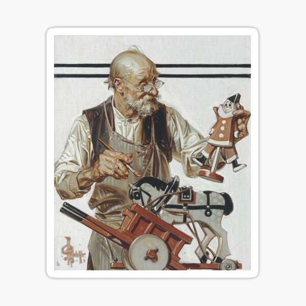 The Toymaker (1920) - J. C. Leyendecker The Toymaker (1920) - J. C. Leyendecker