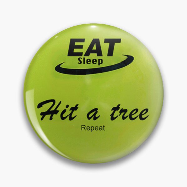 Item preview, Eat, Sleep, Hit a Tree, Repeat Green designed and sold by DefectivePortal.