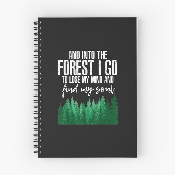 Item preview, Into the Forest Camping Lover Nature Adventures Hikers Gifts designed and sold by JeffreyMCombs.