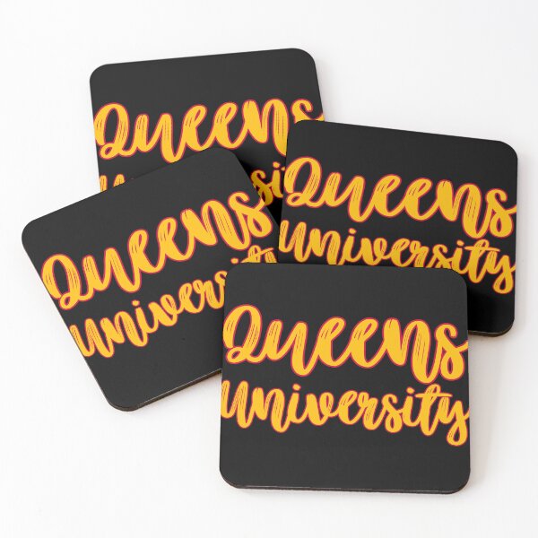 Item preview, Red and Yellow Queens University Cursive  designed and sold by jessicaleah15.