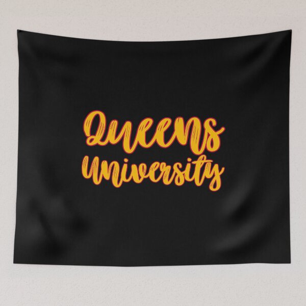 Item preview, Red and Yellow Queens University Cursive  designed and sold by jessicaleah15.