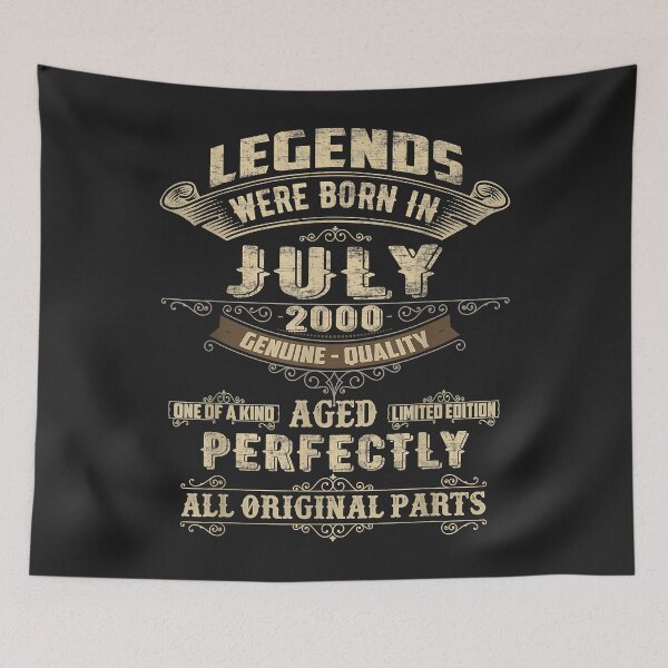 Item preview, Legends Were Born In July 2000 22nd Birthday 22 Year Old designed and sold by virnmjan.