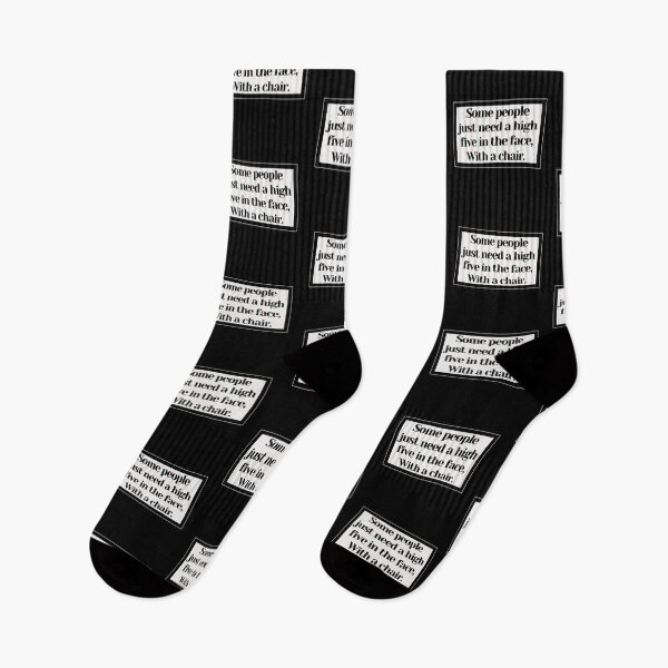 Item preview, Some people just need a high five in the face, With a chair. designed and sold by PostiveText.