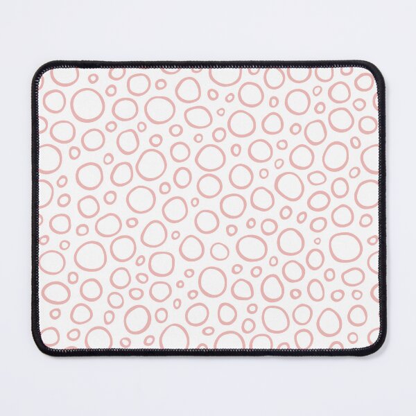 Item preview, Circles Pattern Blush Pink and White 1 designed and sold by PAPER MOON art & design.
