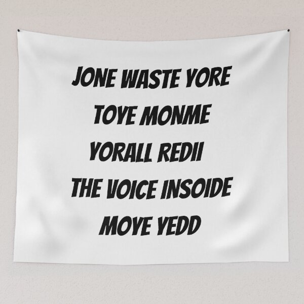 Item preview, JONE WASTE YORE TOYE MONME  designed and sold by StewartHannah.