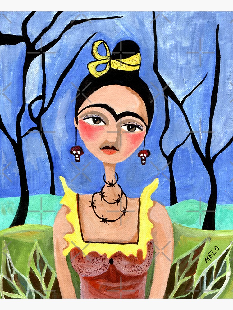 Frida Kahlo, Me and My Thorns by meloearth