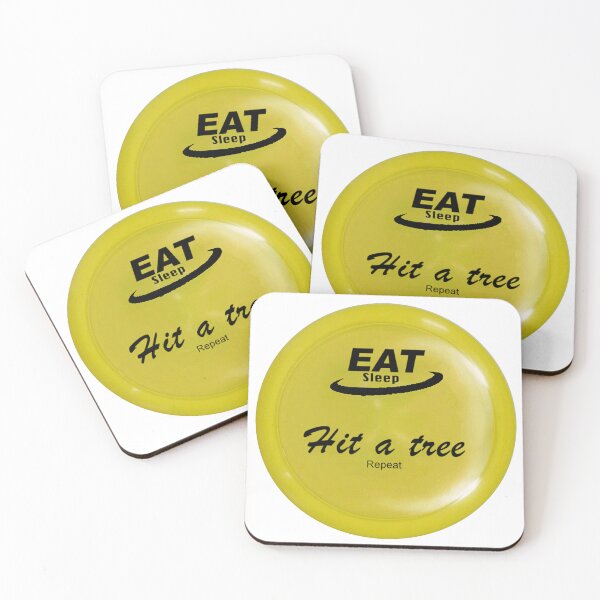 Item preview, Eat, Sleep, Hit a Tree, Repeat Yellow designed and sold by DefectivePortal.