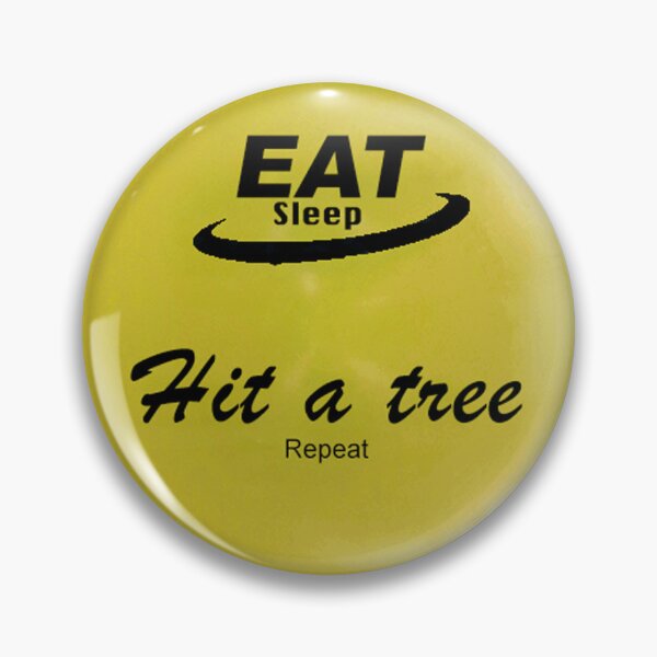 Item preview, Eat, Sleep, Hit a Tree, Repeat Yellow designed and sold by DefectivePortal.