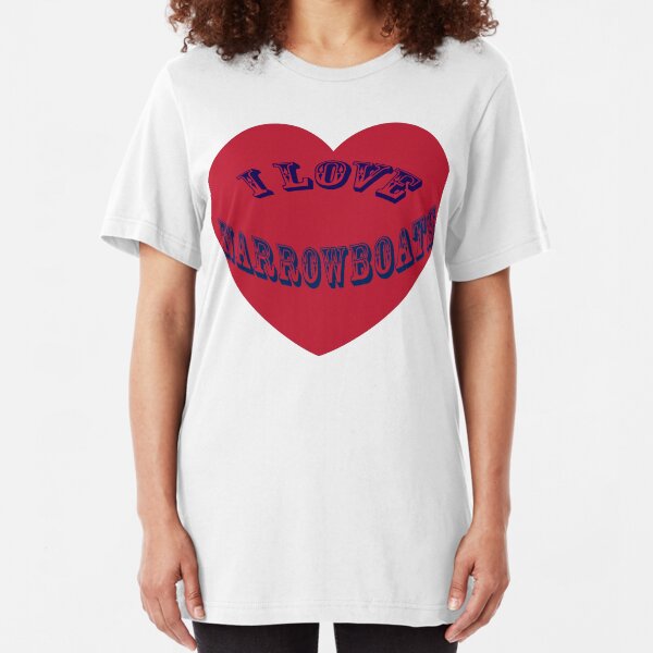 I love Narrowboats Slim Fit T-Shirt