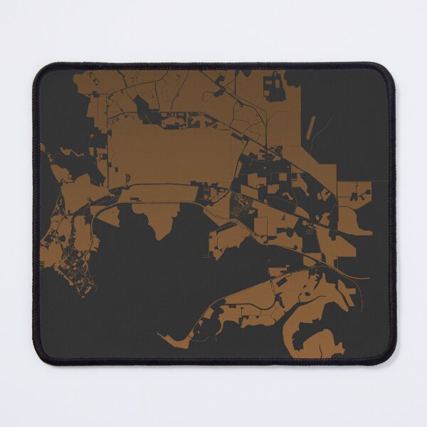 Item preview, Darwin Map Art coffee color Australia designed and sold by EpicMaps.