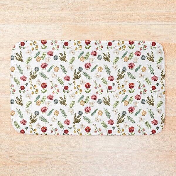 Item preview, Heritage folklore, inspired by Czech folklore embroidery, white designed and sold by Folkiestore.