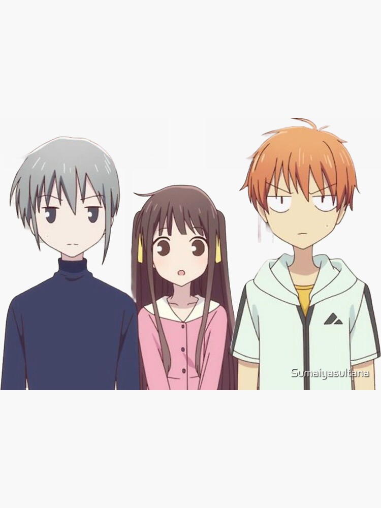 "fruit basket merch" Sticker for Sale by Sumaiyasultana Redbubble