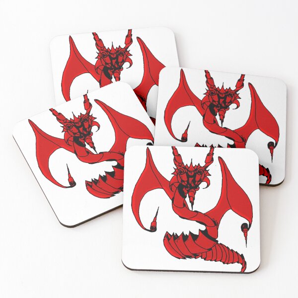 Item preview, Red Origami Dragon Art designed and sold by LBlaze.