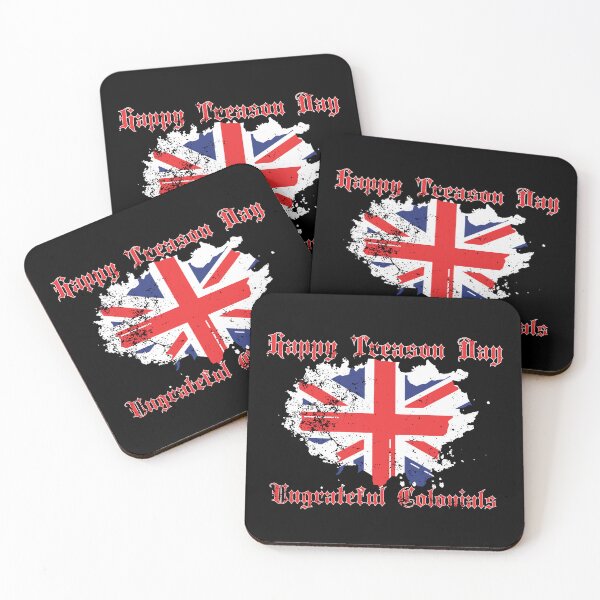 Item preview, Happy Treason Day Ungrateful Colonials British Flag Vintage July tees designed and sold by Sasikharn.