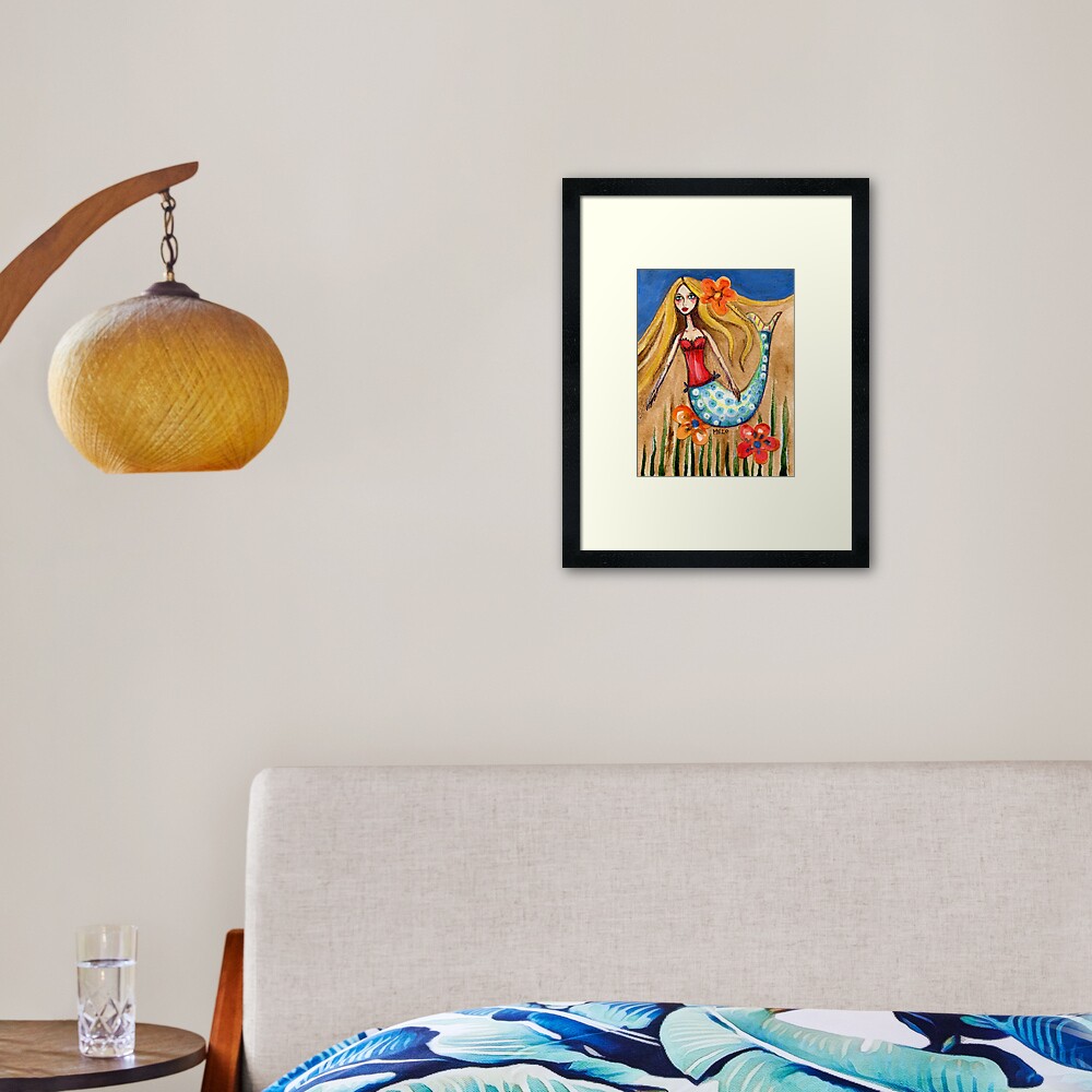Pretty Tail Framed Art Print