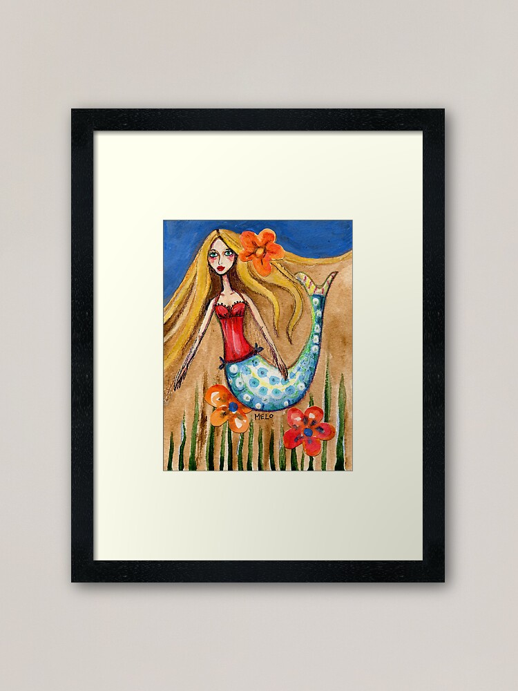 Alternate view of Pretty Tail Framed Art Print
