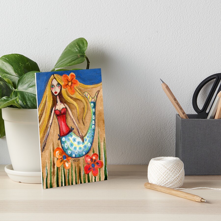 Pretty Tail Art Board Print