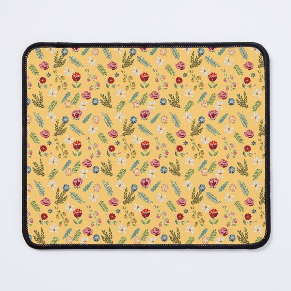Item preview, Heritage folklore, inspired by Czech folklore embroidery, yellow designed and sold by Folkiestore.