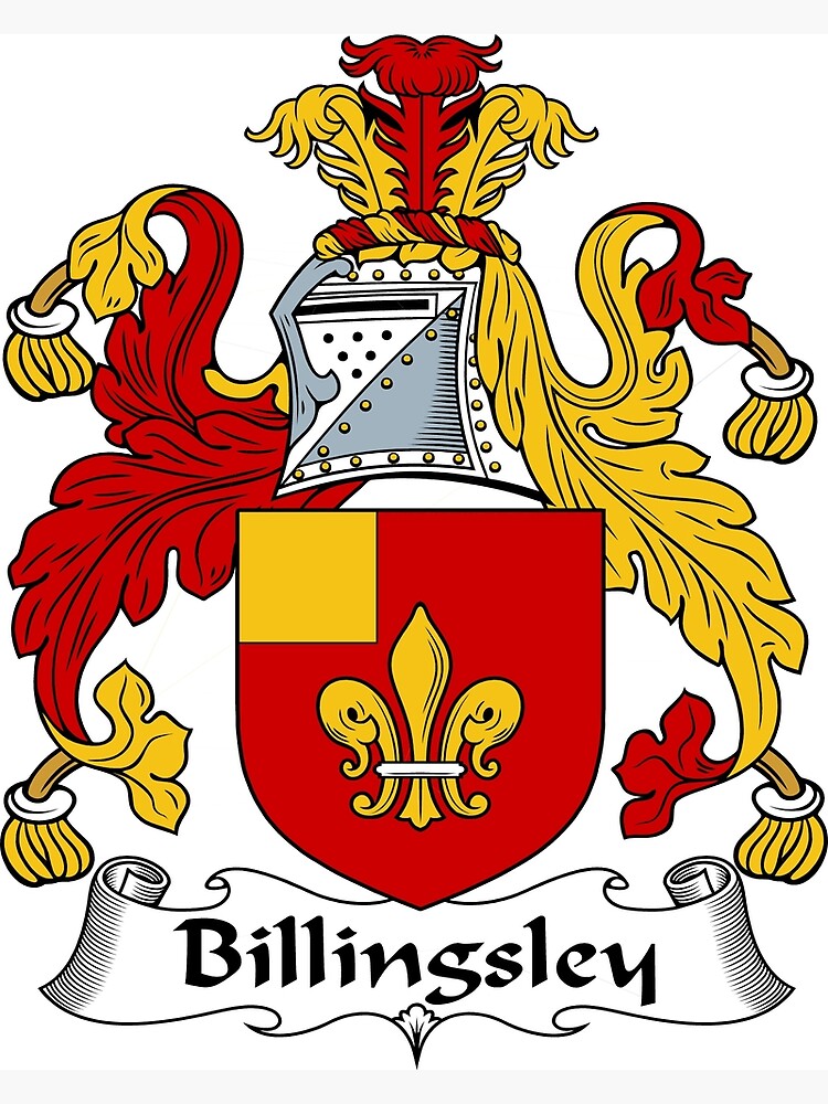 "Billingsley" Poster by HaroldHeraldry Redbubble