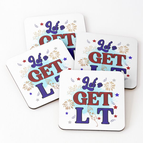 Item preview, Let's Get Lit Patriotic Day- 4th of July designed and sold by younghopes.