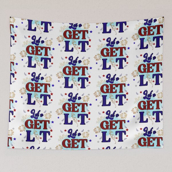 Item preview, Let's Get Lit Patriotic Day- 4th of July designed and sold by younghopes.
