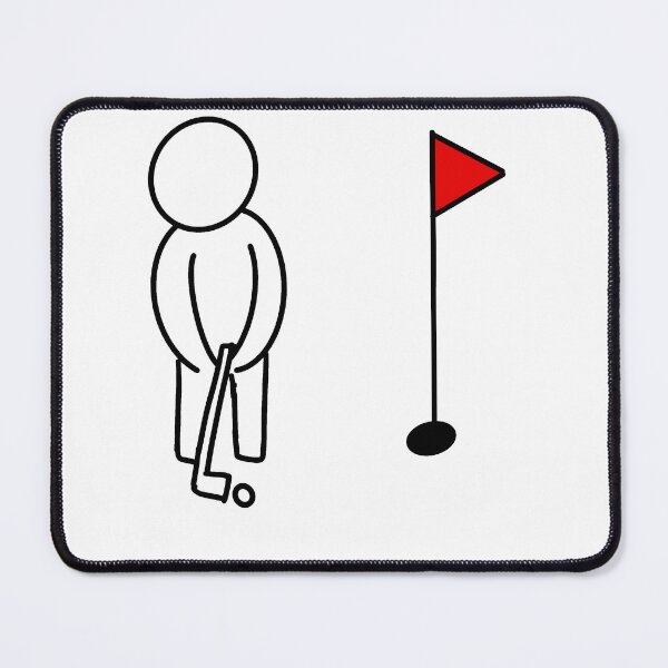 Item preview, Golfer (white) designed and sold by HoopyShop.