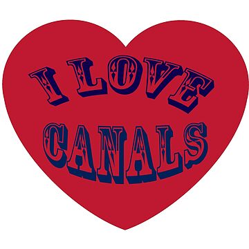 Artwork thumbnail, I love Canals by designbywhacky