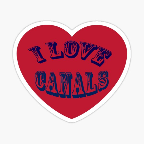 I love Canals Sticker