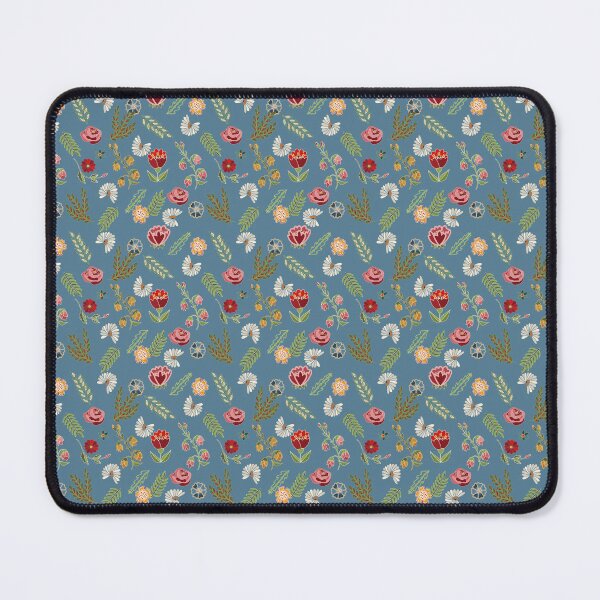 Item preview, Heritage folklore, inspired by Czech folklore embroidery, blue designed and sold by Folkiestore.