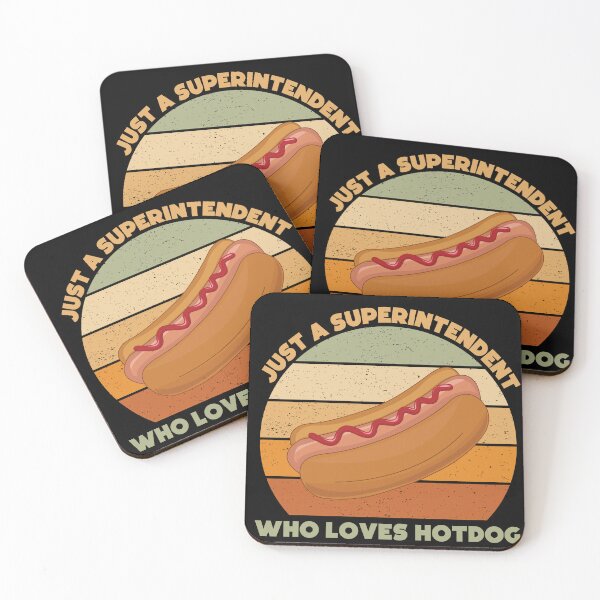Item preview, Just a superintendent who loves hotdog, overseer, funny supervisor, hotdog lover gift, food and job title  designed and sold by SGS-.