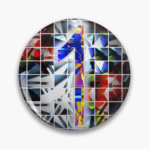Item preview, Number 1 in kaleidoscope style designed and sold by leobrix.
