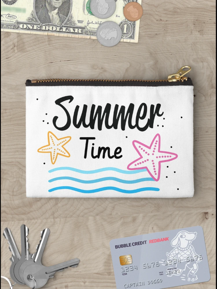 Thumbnail 3 of 4, Zipper Pouch, Summer Time designed and sold by ReydaDesign.