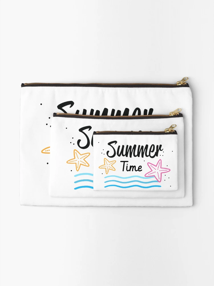Thumbnail 2 of 4, Zipper Pouch, Summer Time designed and sold by ReydaDesign.