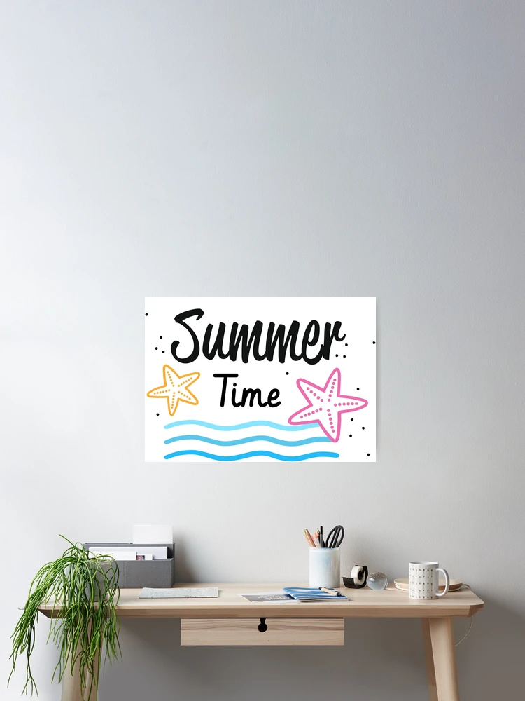 Thumbnail 2 of 3, Poster, Summer Time designed and sold by ReydaDesign.