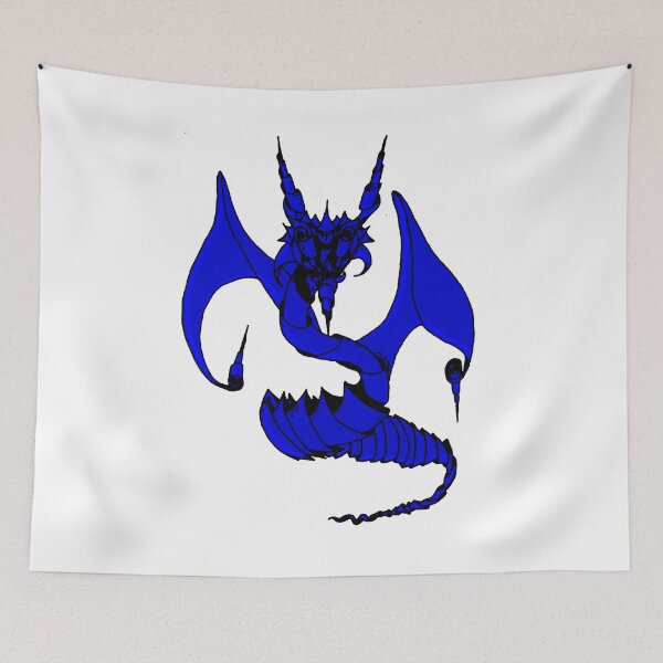 Item preview, Blue Origami Dragon Art designed and sold by LBlaze.