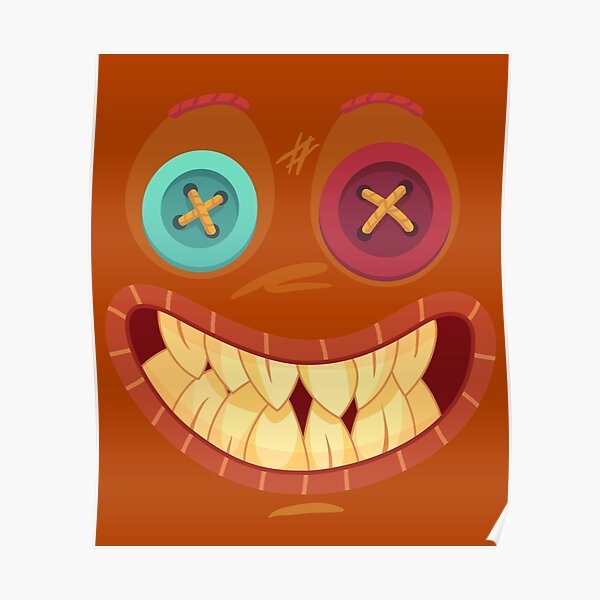 funny-ugly-monsters-orange-rare-fugglers-gift-idea-poster-for-sale