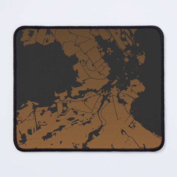 Item preview, Hobart Map Art coffee color Australia designed and sold by EpicMaps.