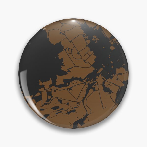 Item preview, Hobart Map Art coffee color Australia designed and sold by EpicMaps.