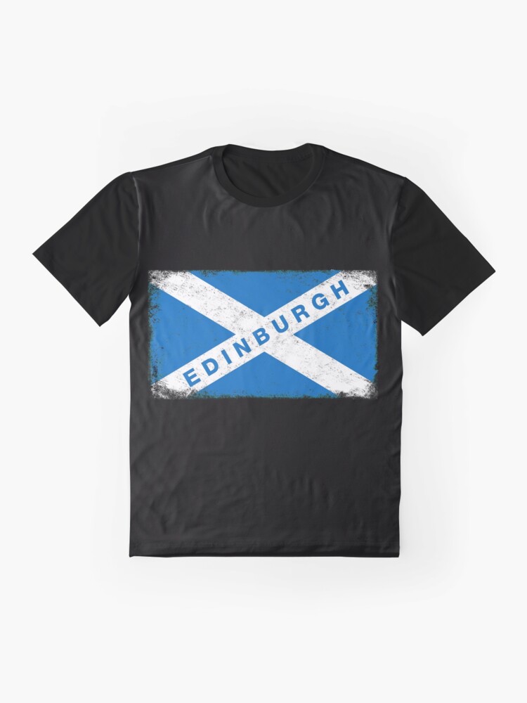 "Edinburgh Shirt Vintage Scotland Flag TShirt" Tshirt by ozziwar