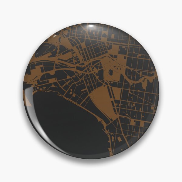 Item preview, Melbourne Map Art coffee color Australia designed and sold by EpicMaps.