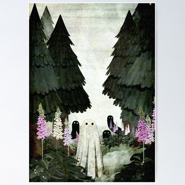 Item preview, Foxglove Ghosts designed and sold by katherineblower.